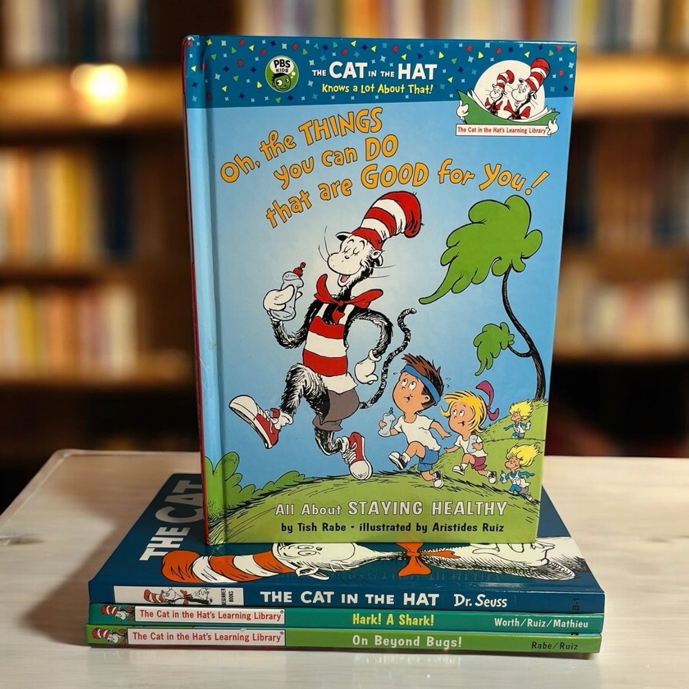 Dr Seuss The Cat In The Hat's Learning Library Books Book Set Bundle lot 4